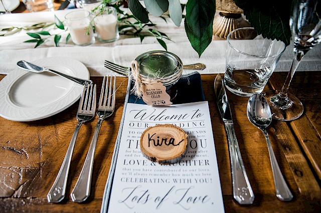 wedding place setting